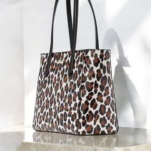NWT Kate Spade Staci Spotted Animal Medium Tote